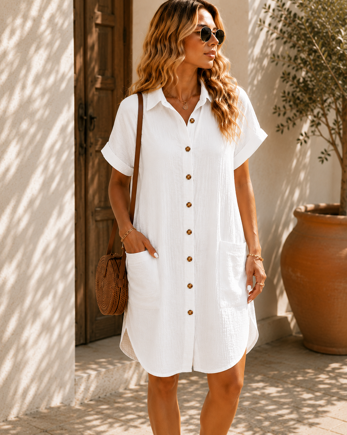 Verona Shirt Dress - Image 2