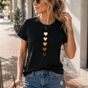 Golden Hearts Graphic Tee